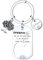 LKJHGF Porte Clé Parrain Marraine - Cadeau Personnalisé Pour Demande 'Veux-Tu Être Mon Parrain' - Porte Clef Homme Pour Anniversaire Et Fête Des Pères (6)