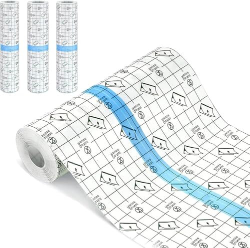ATAUSD Tattoo Folie Heilung & Wasserdichte Pflaster Groß (15cm x5m) - 3 Rollen Set (2x2m+1x1m) | Transparente Second Skin für Duschen, Sport & Hautschutz | Atmungsaktive Schutzfolie mit Sanftem Kleber