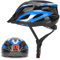 Bike Helmet Men Women Cycle Helmet with Light for Unisex Adult Bicycle Helmet Breathable Mountain Cycling Helmet Adjustable Road Helmet 58-62cm