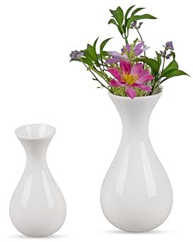 Blumenvase Porzellan Dekovase Vase Porzellan-Tischvase „Solo“ (H: 13 cm), 1 Stck. ieferumfange