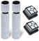 iAmoy Juego de accesorios para aspiradora Eureka NEW630 en seco y húmedo, 2 rodillos de repuesto y 2 filtros, compatible con Eureka RapidWash NEW630