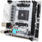 QWEOWW Placa Madre Fit For JINGYUE B550I Gaming AM4 PCIe 4.0 Dual M.2 DDR4 Mini-ITX for PC for Juegos AMD Ryzen 5000 4000