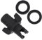 Abaodam Adaptateur de Pompe à Air pour Kayak Gonflable Connecteur en Plastique Solide Accessoire de Gonflage Compatible Pompes Électriques et Manuelles pour Bateaux et Canoës