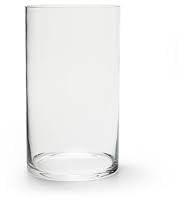 Zylinder Vase Glas-Bodenvase mit den Maßen 50 cm Höhe und 25 cm Durchmesser aus mundgeblasenem Klarglas ist EIN Elegantes, Zeitloses Dekorationsstück.