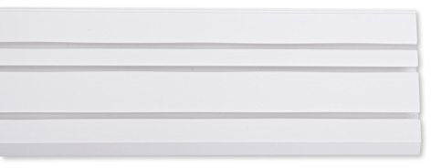 Gardinenstange Innenlaufschiene 1 2 3 läufig Gardienschiene Rundbögen und Zubehör #1328 3 läufig 90 cm