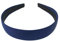 Pritties Accessories Haarreif, Marineblau, Satin, 2,5 cm breit, Damen, Unisex, 1 Stück (1er Pack)