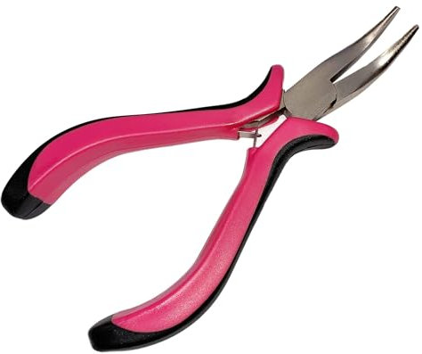 Micro Ring Pliers for Hair Extensions | Curved