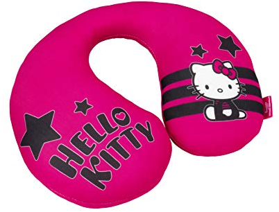 HELLO KITTY Star Nackenkissen für Jungen und Mädchen. Bequem und funktionell. Universal, 100% waschbar.