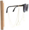 GERNEO® - Casablanca - Premium Brillenkette & Brillenband in Edelstahl Optik in Gold - Unisex für Lesebrille & Sonnenbrille