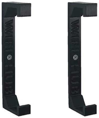 NOW Broadband Hub Two Wall Bracket Wall Mount Holder Wifi Router (Black)