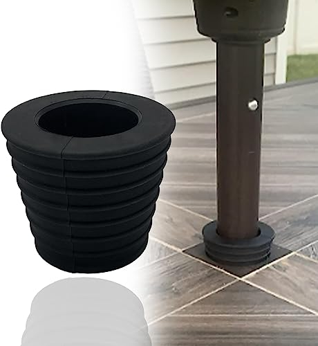 FCOUIID - Espaciador de cuña para sombrilla, se adapta a un diámetro de 1 – 1/2 pulgadas, impermeable y evita que el paraguas se balancee y rompa la mesa de cristal al aire libre (1 unidad)