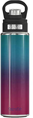 Tervis Aqua Rising - Bicchiere isolante, in acciaio INOX