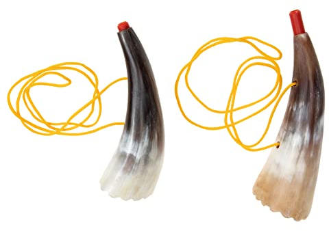 Vaguelly 2 Stücke Kinder Horn Spielzeug Viking Instrument Ox Horn Trompete Party Geräuschemerkehrer Spielzeug Musikinstrument Für Partys Events Musik Spielzeug Partei Gunst