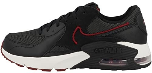 Nike Herren Air Max Excee Sneaker, Anthracite Black Team Red Summit White, 45 EU