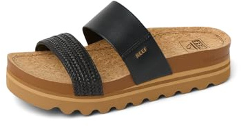 Reef Cushion Vista HI, Sandal, Black Braid,