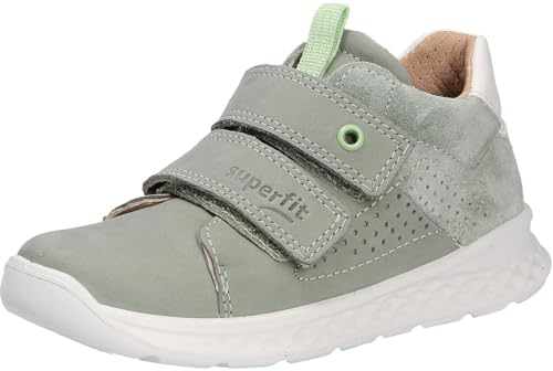 Superfit Jungen Breeze Lauflernschuhe, Hellgrün 7500, 24 EU