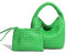 LEGVAEY Handgefertigte Vintage-Einkaufstasche, Handtasche, Reisetasche, Handtasche, Damen, Sommer, Strand, große Kapazität, Schultertaschen, grün, in