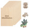 20 Stück Lindenholz 2mm Holzplatte 300 x 200 x 2mm Bastelholz 2mm Holzplatten zum Basteln Rechteckige Sperrholz Lindenholz A4 Balsaholzplatte Holzplatte Dünn für Handwerk DIY, Modell
