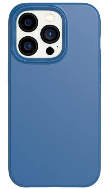 tech21 Evo Lite Hülle für iPhone 14 Pro, Blau, Einfache Telefonhülle, TPU und Biologisch abbaubar, Fallschutz: 3m