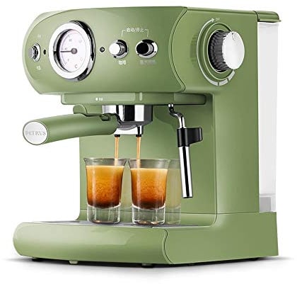 SOVORM Espresso Machine, Semi-automatic 19 Bar Coffee Machine, 960W All-in-one Espresso Machine, Cappuccino and Latte (Green) (Green) The New