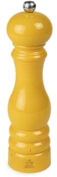 PEUGEOT - Pfeffermühle Paris u'Select 22 cm - ParisRama - 6 voreingestellte Mahlgrade - Aus PEFC-zertifiziertem Holz - Französiches Know-How - Safrangelb lackiert