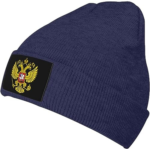934 Strick Beanie Russia Coat of Arms Schädel Cap Unisex Laufmützen Warme Winter Beanie Mütze Für Skating Herren Skifahren