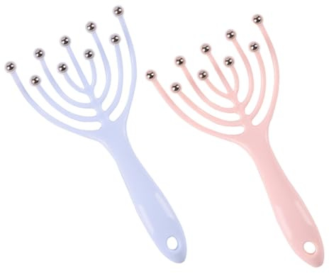 FRCOLOR 6 Stk Massagegerät Kopfhautkratzer Kopfhautmassage Für Das Haarwachstum Kopfmassage Kopfhautmassagebürste Druckpunktmassage Haar Kopfhautwäscher Den Ball Rollen Kratzen Pp