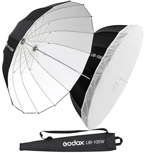 Godox 41.3 / 105cm Parabolic Deep Reflective Umbrella White Inner