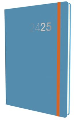 Collins Legacy Jahresplaner, A5, Wochenansicht, akademisches Jahr 2024–25, Blau, Wochenplaner für Schüler, Lehrer und Akademiker, CL53M.60-2425, August 2024 bis August 2025