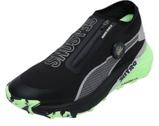 Puma Scarpe da corsa da uomo Voyage Nitro™ 3 Disc, Mela nero-argento-frizzante, 10 UK