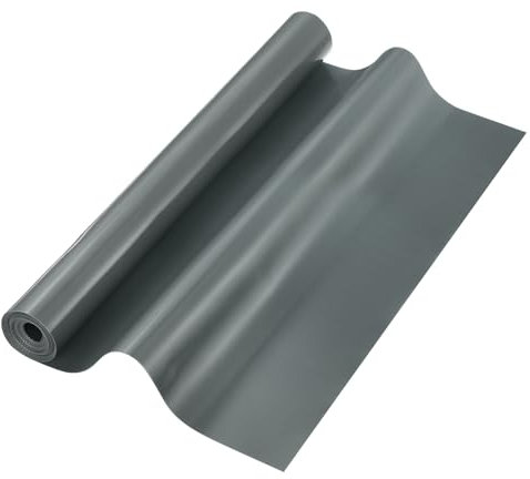 sourcing map 15.7IN x 9.8FT Silicone Baking Mat Rolls, Heat Resistant Baking Mats, Non-Stick Pastry Mats, Non-Slip Countertop Mats, Refrigerator Liners Grey