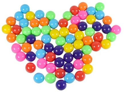 VICASKY 25piezas Bolas De Plástico Coloridas para Niño Niña Océano para Parque Infantil Piscina Fiesta De Cumpleaños Y Diversión Casa