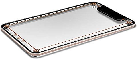 Food and Plate Warming Tray, 6 Dish Warming Serving Tray 300W Electric Food Warmer Hot Plate 50-120°C Temperature Control Clear Glass Top for Buffets Parties Home Dinner