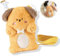 Wärmflasche Kinder Kuscheltier mit Wärmflasche Kuschelfreunde, kuscheltier Tier Rucksackgurte Abnehmbare und Waschbare Handwärmer (Happy Dog)