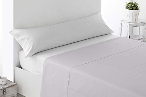 Miracle Home. Bettlaken, weich und bequem, 100% gebürstete Mikrofaser, knitterfrei und Anti-Peeling, 230 x 270 cm, Bett 150 cm, naturfarben