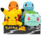 Pokemon Pokémon PKW4413-12 Peluche 20 cm Scegli Cuddly Edition – Squirtle, Pikachu, Charmander, Bulbasaur – Giocattolo ufficiale intasato per bambini 2+