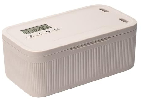 Handy Safe mit Zeitschloss, Selbstdisziplin-Box, Safe Timed Lock Box, Handy Gefängnis Schlüsselbox mit Timer für Selbstkontrolle, Studium, Arbeit, Kinder, Sichere und Aufbewahrung