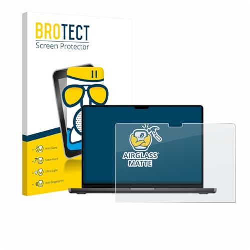 BROTECT Schutzglas für Apple MacBook Pro 14 M5 2025 | Entspiegelnder Displayschutz Made in Germany Schutzfolie Glas Matt Anti-Reflex Kratzfest 9H Anti-Fingerprint Einfache Montage