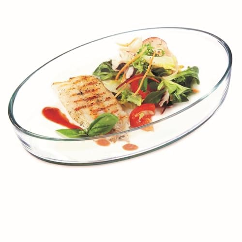 Simax 8593419414329 Ovale Auflaufform, 3 l, transparent