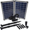 Agora-Tec® AT-20W Solar Teichpumpe 20 Watt Hmax.: 1360l/h Fontainenhöhe: 2,10m für Gartenteich oder Springbrunnen