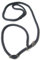 Wolters | Moxonleine K2 in Graphit | L 180 cm x B 1,3 cm