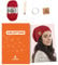 myboshi Strickset Mütze Elgin, Strickset für Anfänger, inkl. No.1 Wolle, Nadel und Anleitung, Label, Strickpaket, 30% Merinowolle Rot, mit Rundstricknadel