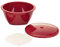 Börner Multimaker Ensaladera con Tapa (Rojo) • Ensaladera con Tapa y Colador • Apta para Microondas y Congelador • Set de Ensaladera • Bol Multifuncional
