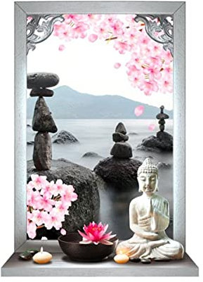 Sticker Mural Zen Trompe l il