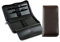 DELMON VARONE - Personalisierbares Federmäppchen Cambridge Top Grain Leder braun, Echtleder Federtasche für Erwachsene, Elegantes Stifteetui mit Reißverschluss für 13 Schreibgeräte inkl. Schutzwand