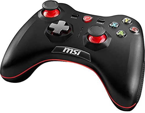 MSI Manette de jeu sans fil rechargeable double vibration pour PC et Android (FORCE GC30)