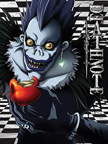 Death Note Ryuk Checkered, 60 x 80 cm, Leinwanddruck