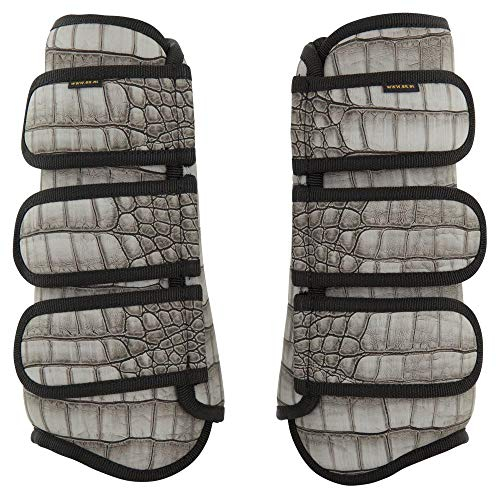 BR Gamaschen Sehnenschoner Passion Pro Max Croco (M, Solder Grey)