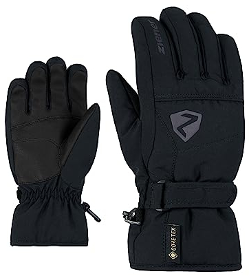 Ziener Kinder LAGO GTX Glove junior Ski-Handschuhe/Wintersport | Wasserdicht, Atmungsaktiv, Black, 6, Schwarz