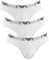 Emporio Armani CC715 Brief Herren Slips 3er Pack L Weiss (16510)
